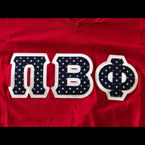 Pi Beta Phi stars stitched letters - Picture 2 of 3